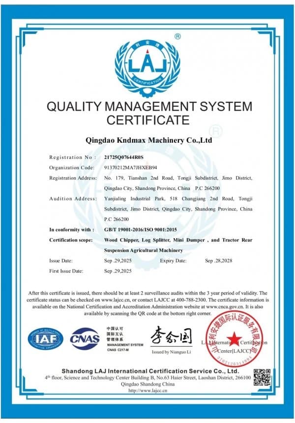 ISO 9001:2015 Kalite Yönetim Sistemi